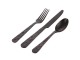 Set 3ks granitový jídelní příbor Matt - 24,5cm HKLIVING