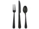 Set 3ks granitový jídelní příbor Matt - 24,5cm HKLIVING
