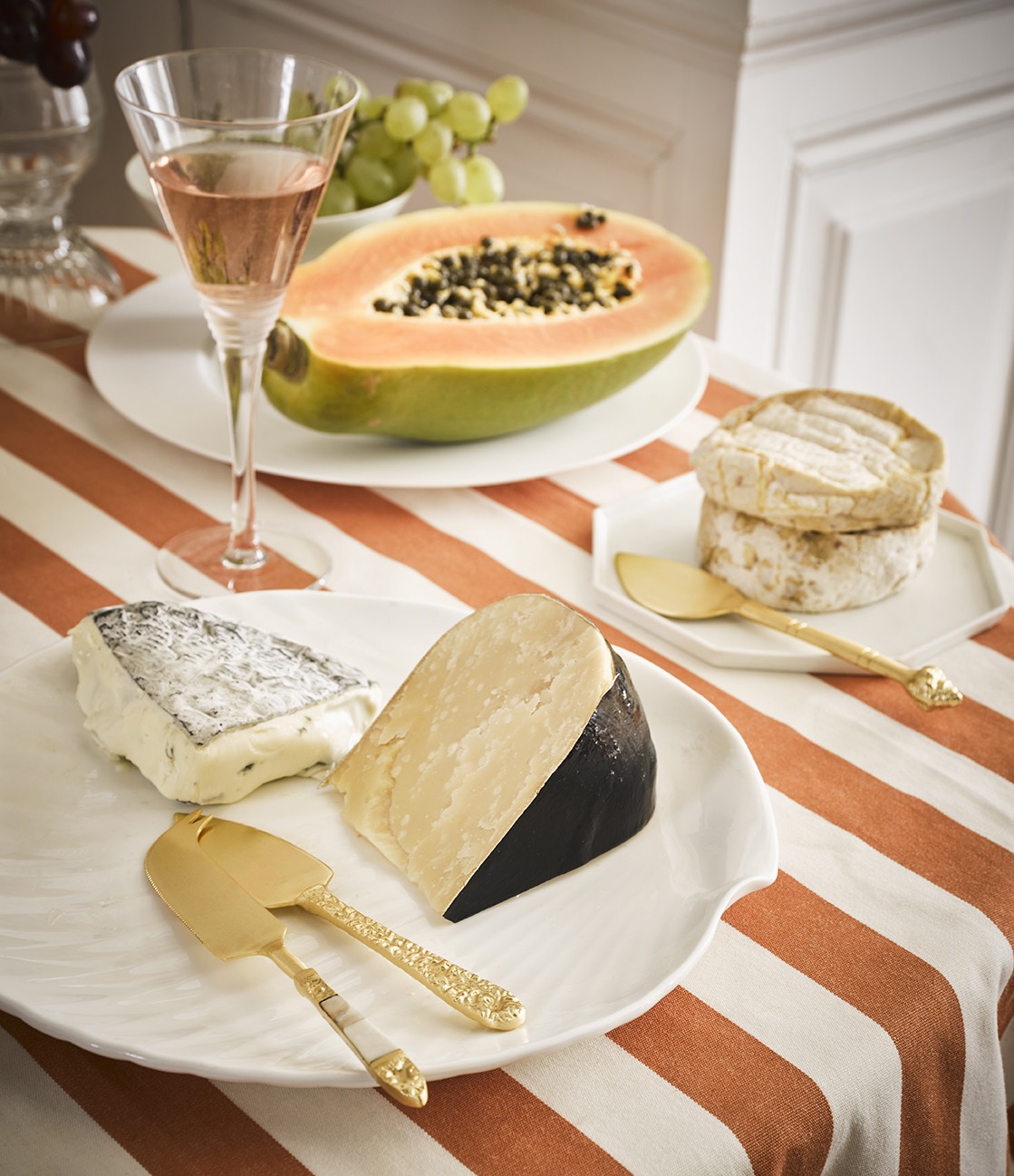 Set 3ks zlaté nože na sýry v dárkové krabičce Cheese HKLIVING Set 3ks zlaté nože na sýry v dárkové krabičce Cheese HKLIVING