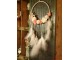 Růžový lapač snů s peříčky Feathers - Ø 20*54cm J-Line by Jolipa