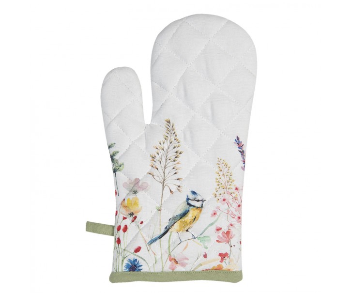 Bavlněná kuchyňská chňapka s poutkem So Floral - 16*30 cm Clayre & Eef