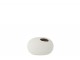 Bílá keramická oválná váza Matt White S - 16*10*11 cm J-Line by Jolipa