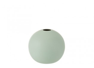 Světle zelená keramická váza MINT M - 18*18*18 cm