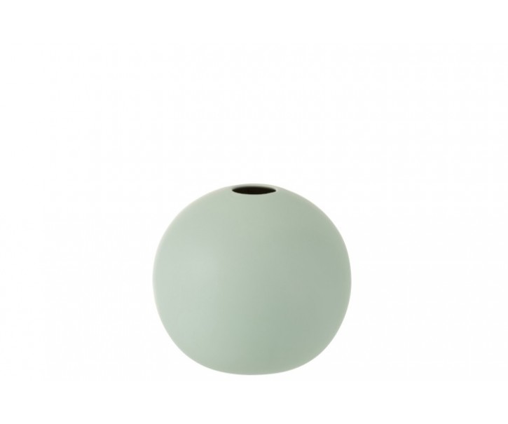 Světle zelená keramická váza MINT M - 18*18*18 cm J-Line by Jolipa