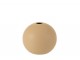 Krémová kulatá keramická váza Beige M - 18*18*18 cm J-Line by Jolipa