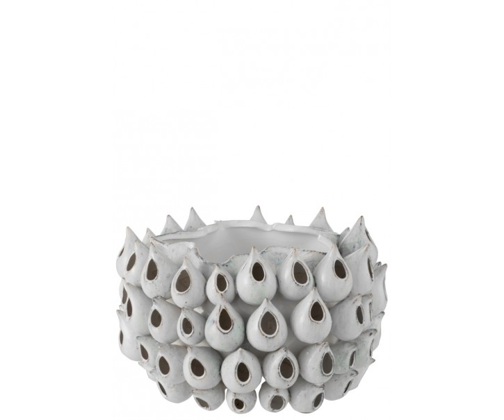 Kameninový květináč Anemone - 36*35*24 cm J-Line by Jolipa