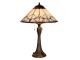 Stolní lampa Tiffany Ventilateur - Ø 51*78 cm Clayre & Eef