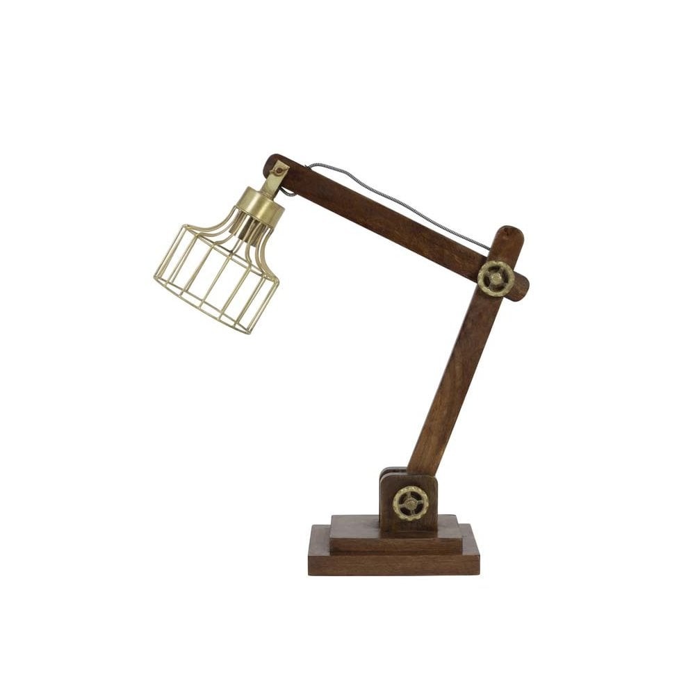 Dřevěná stolní lampička Ebke antik bronze - 50*15*45 cm Light & Living Dřevěná stolní lampička Ebke antik bronze - 50*15*45 cm Light & Living