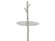Stříbrný kovový 5-ti patrový etažér Tresa nickel - 62*56*175cm Light & Living