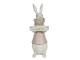 Dekorace králičí dívka s podnosem - 15*13*37 cm Clayre & Eef