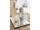 Skleněný stromek se stříbrnými koulemi Baubles Stars – Ø 10*20 cm J-Line by Jolipa