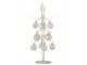 Skleněný stromek se stříbrnými koulemi Baubles Stars – Ø 12*30 cm J-Line by Jolipa
