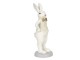 Dekorace králičí chlapec se zlatým motýlkem - 9*8*20 cm Clayre & Eef