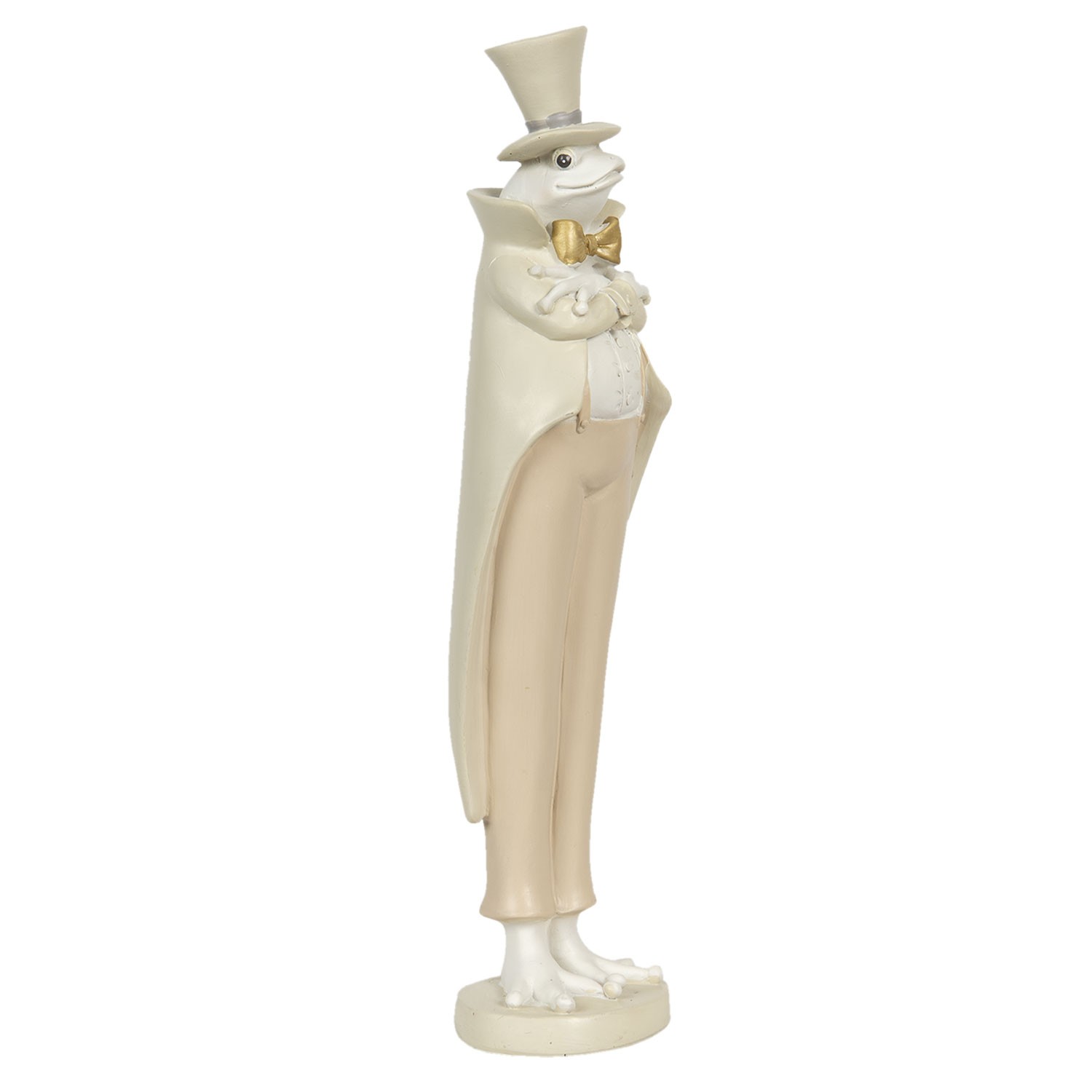 Dekorace žabí princ se zlatým motýlkem - 7*7*32 cm Clayre & Eef Dekorace žabí princ se zlatým motýlkem - 7*7*32 cm Clayre & Eef