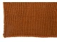 Pletený hnědý pléd Tricot orange brown - 152*127 cm J-Line by Jolipa