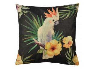 Povlak na polštář s motivem papouška kakadu - 43*43 cm