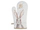 Kuchyňská chňapka s motivem králíků Rustic Easter Bunny - 16*30 cm Clayre & Eef