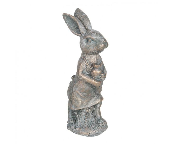 Dekorace vintage králík s patinou - 6*4*13 cm Clayre & Eef