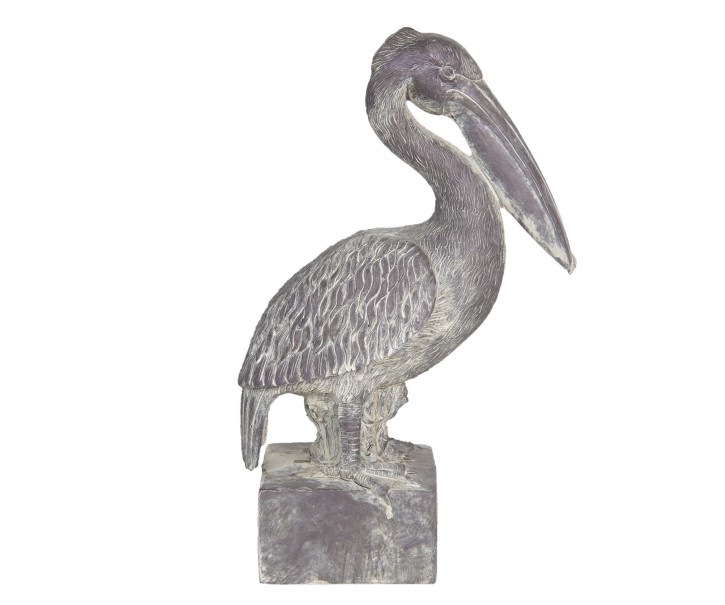 Dekorace pelikán s patinou - 23*13*37 cm Clayre & Eef