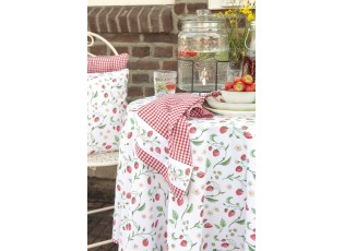 Bavlněná chňapka s motivem lesních jahod Wild Strawberries - 16*30 cm