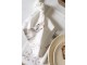 Podložka pod hrnec s motivem králíků Rustic Easter Bunny - 20*20 cm Clayre & Eef