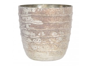Skleněný svícen na čajovou svíčku Ondine - Ø 13*13 cm