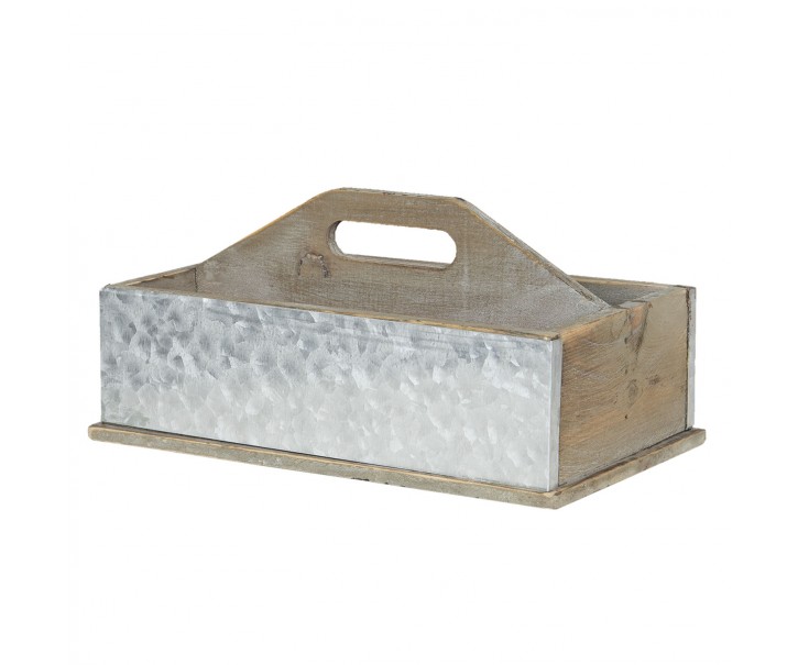 Dřevěný dekorační box - 28*13*18 cm Clayre & Eef