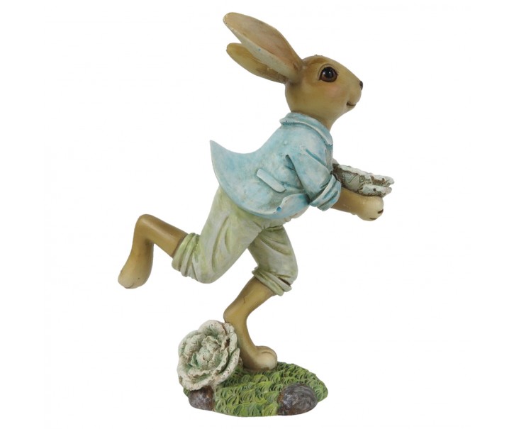 Dekorace běžící králík - 11*6*15 cm Clayre & Eef