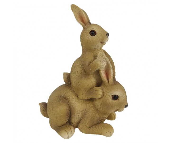 Velikonoční dekorace králíčků - 10*6*12 cm Clayre & Eef