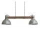 Závěsné světlo Elay 2 lampy stříbrná vintage - 110*30*30 cm Light & Living