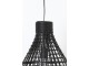 Černé ratanové závěsné světlo Puerto - Ø 40*51cm Light & Living