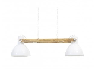 Závěsné světlo Elay 2 lampy bílé - 110*30*30 cm