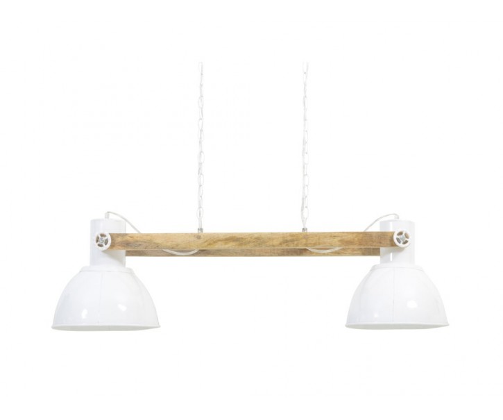Závěsné světlo Elay 2 lampy bílé - 110*30*30 cm Light & Living