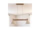 Závěsné světlo Elay 2 lampy bílé - 110*30*30 cm Light & Living