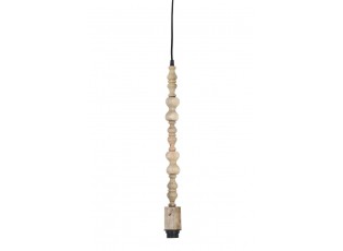Závěsné dřevěné světlo Silva - Ø 5*53 cm