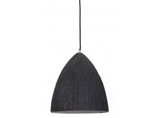 Šedé závěsné keramické světlo Areka - Ø 25*29 cm