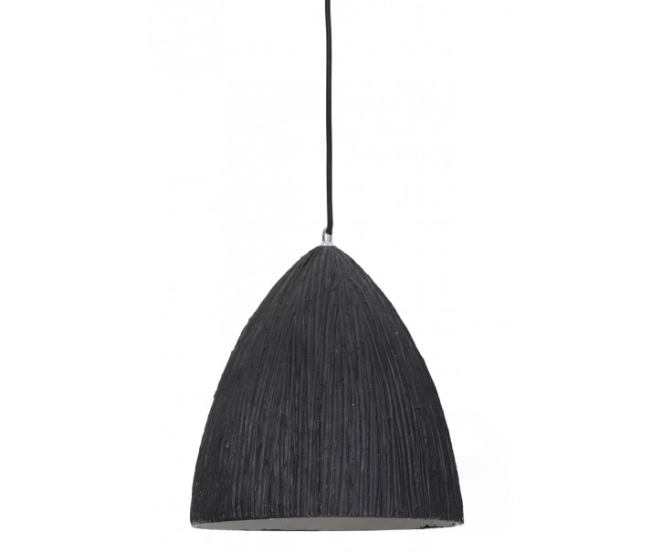 Šedé závěsné keramické světlo Areka - Ø 25*29 cm Light & Living