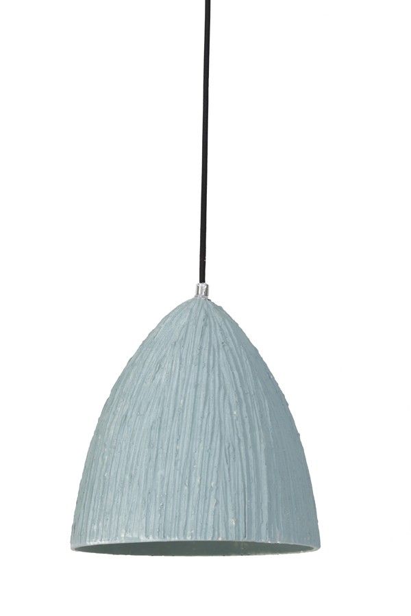 Mintové závěsné keramické světlo Areka - Ø 25*29 cm