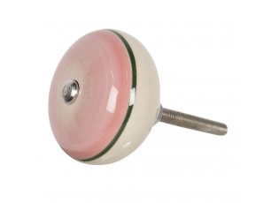 Keramická úchytka ve vintage stylu Cercle – Ø 4*3 cm