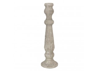 Béžový vintage cementový svícen Florent - Ø 15*52 cm