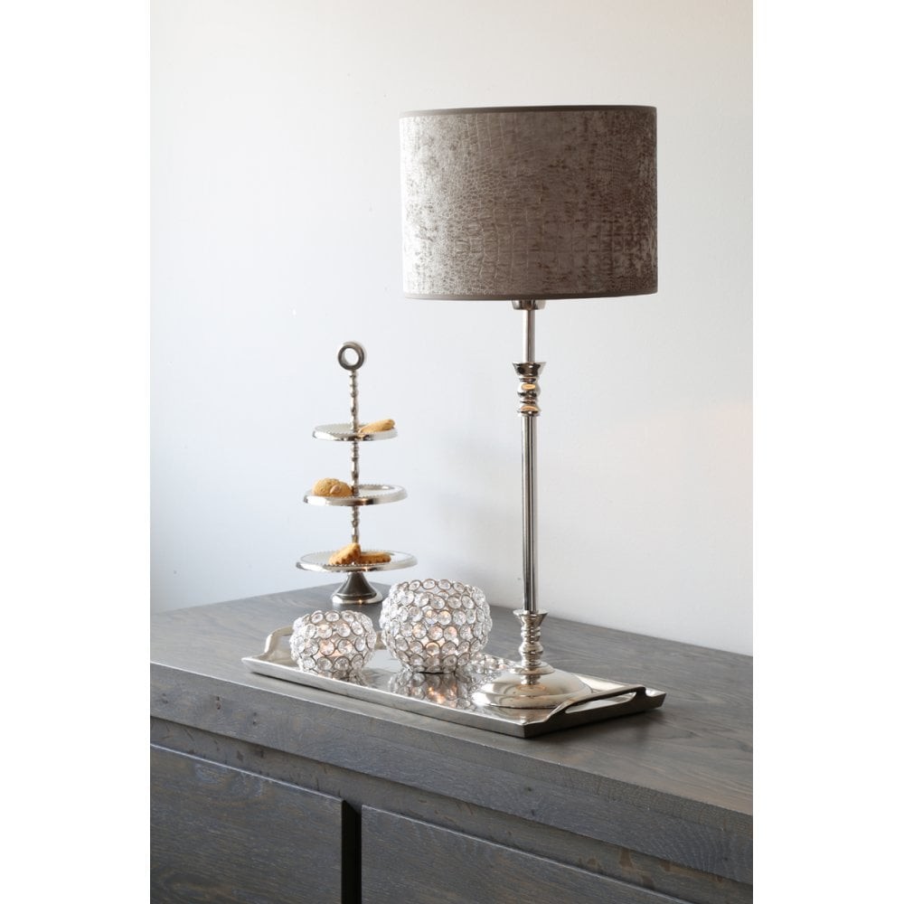 Kovový svícen vyplněný sklíčky Crystal - Ø 6*6 cm Light & Living Kovový svícen vyplněný sklíčky Crystal - Ø 6*6 cm Light & Living