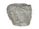 Kamenný květináč v designu propojených tváří Homme - 16*14*13 cm Clayre & Eef