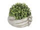 Kamenný květináč v designu sepjatých rukou Jointes - 18*16*9 cm Clayre & Eef