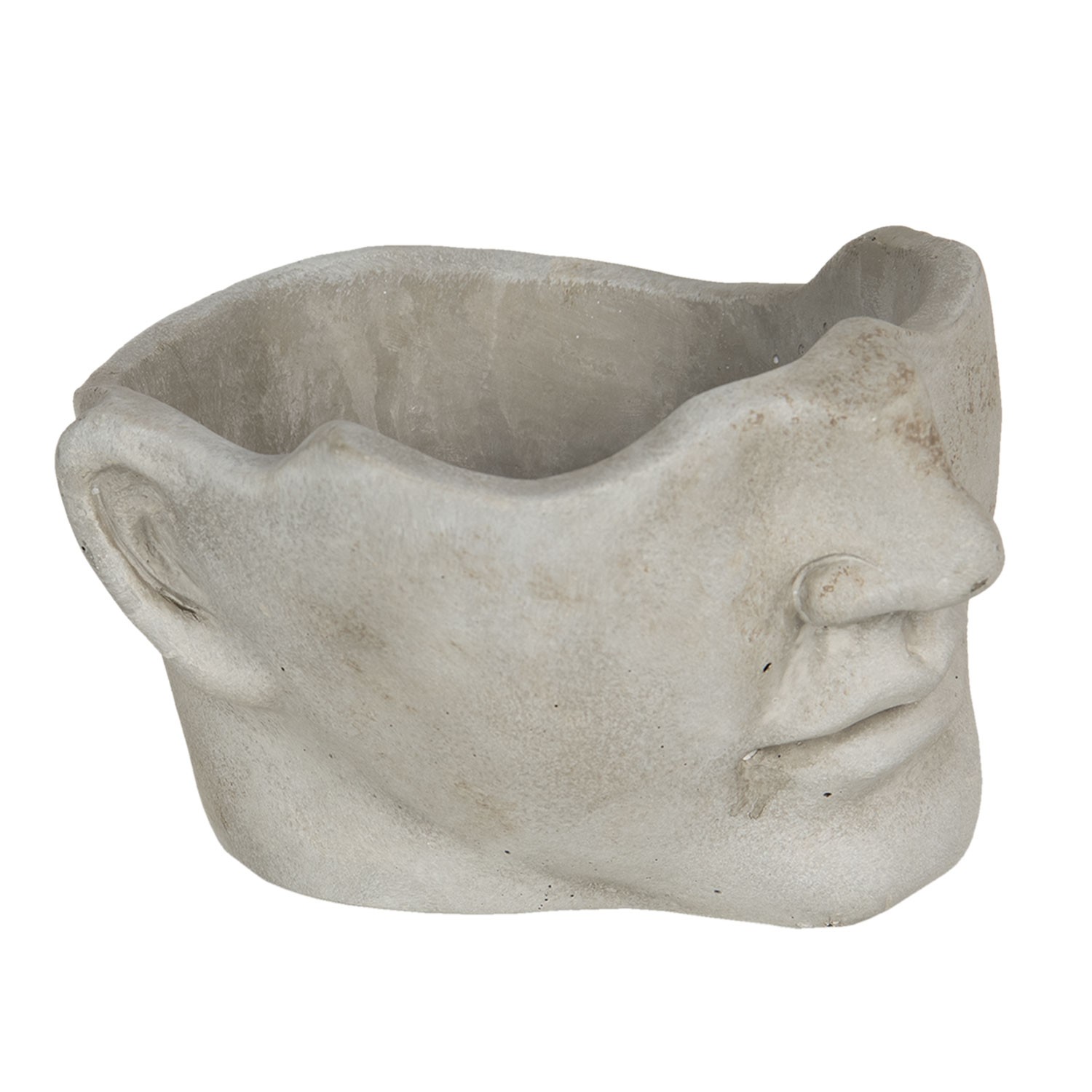 Květináč v designu nedokončené sochy hlavy - 21*19*14 cm Clayre & Eef Květináč v designu nedokončené sochy hlavy - 21*19*14 cm Clayre & Eef
