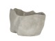 Kamenný květináč v designu nedokončené sochy hlavy - 21*19*14 cm Clayre & Eef