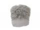 Šedý polštář na nohy Faux grey - 45*40 cm J-Line by Jolipa