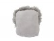 Šedý polštář na nohy Faux grey - 45*40 cm J-Line by Jolipa