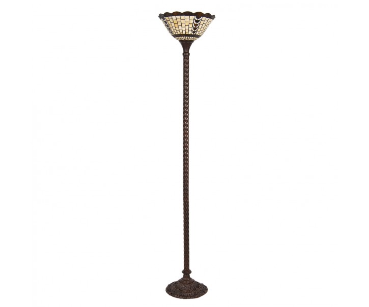 Stojací lampa Tiffany Paule - Ø 38 * 186 cm E27 / max 1 * 60W Clayre & Eef