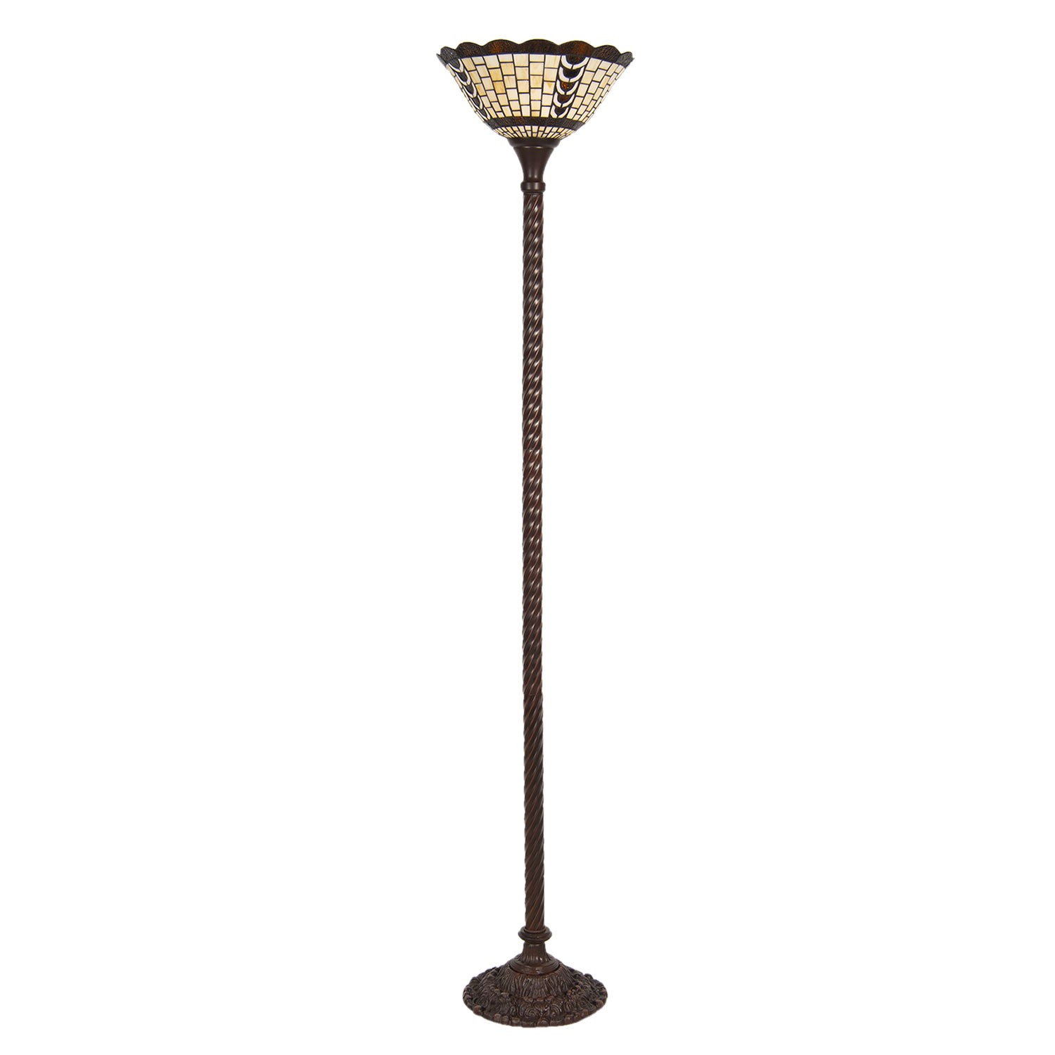 Stojací lampa Tiffany Paule - Ø 38 * 186 cm E27 / max 1 * 60W