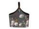 Tmavě tyrkysová květovaná vintage taška Colette - 29*14*26 cm Clayre & Eef